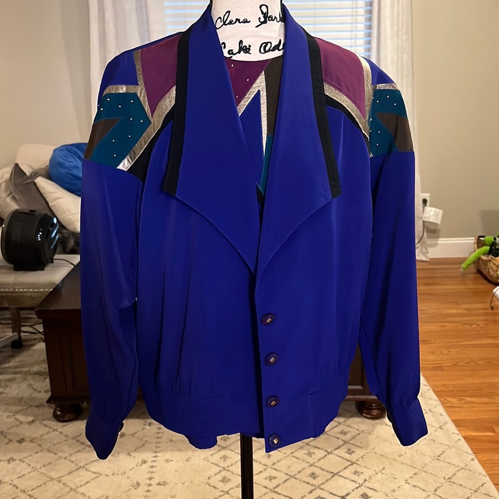 Vintage 4 Piece Pant Suit City Girl